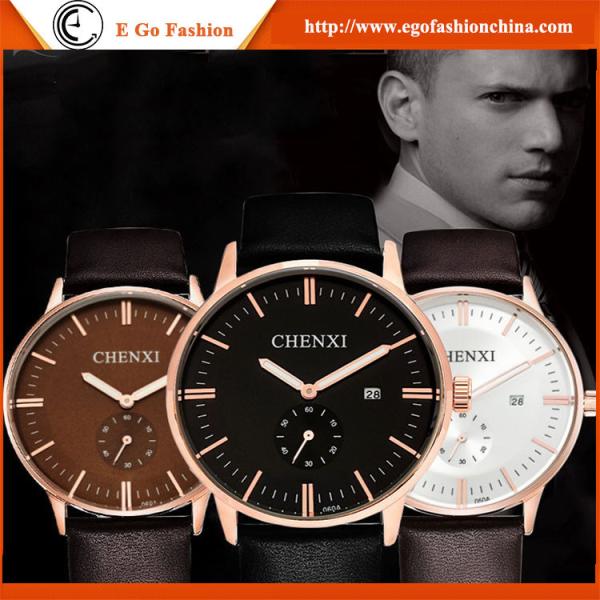 Buy 060 Leather Band Watch Fashion Jewelry Wholesale Cheap Watches Retailing Rose Gold Watch at wholesale prices