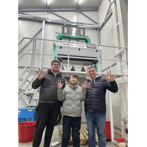 China CCD grain processing machinery peanut soybean color sorting machine