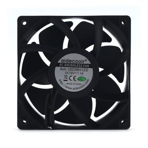 China Plastic 9 Blades Waterproof Cooling Fan 5000RPM Durable 120x120x38mm on sale