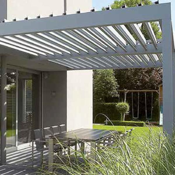 Buy SGS 10x10 Sliding Cover Aluminum Pergola With Retractable Roof at wholesale prices