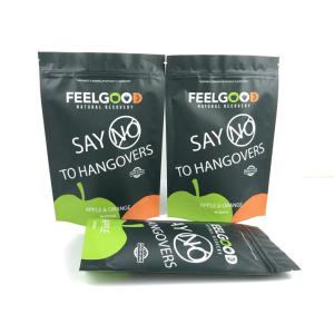 Custom Logo Printed Stand Up Zipper Pouch Smell Proof Waterproof Plastic