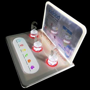 Transparent ZHLX07 ODM LED Plastic Display Stands