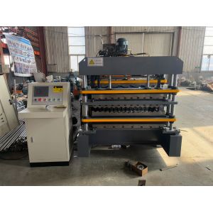 Three Layers Triple Layer Roof Panel Roofing Roll Forming Machine for Tile