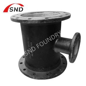 DN80-DN2000 Flanged Reducing Tee PN10 Ductile Iron Reducing Tee