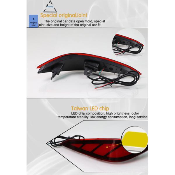 12v Led Rear Bumper Reflector Light For Rush Indicator 2018 High Power