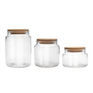 Mouth Blown 320ml Borosilicate Glass Storage Jars