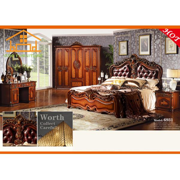 Buy Custom made Factory corner Practical unique Deluxe mirror cabinet Easy to carry antique bedroom dresser furniture set at wholesale prices