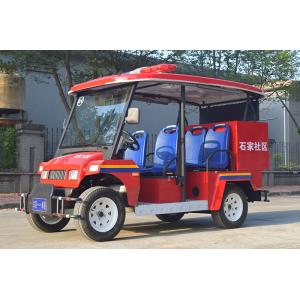48V Lithium Battery Electric Fire Truck Golf Cart 5 Seater