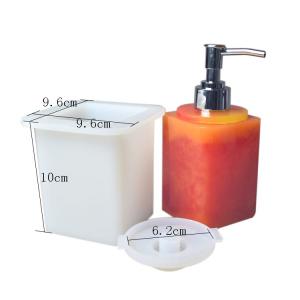 Elastic Bottle Shaped Silicone Epoxy Resin Molds Custom For Home Decoration