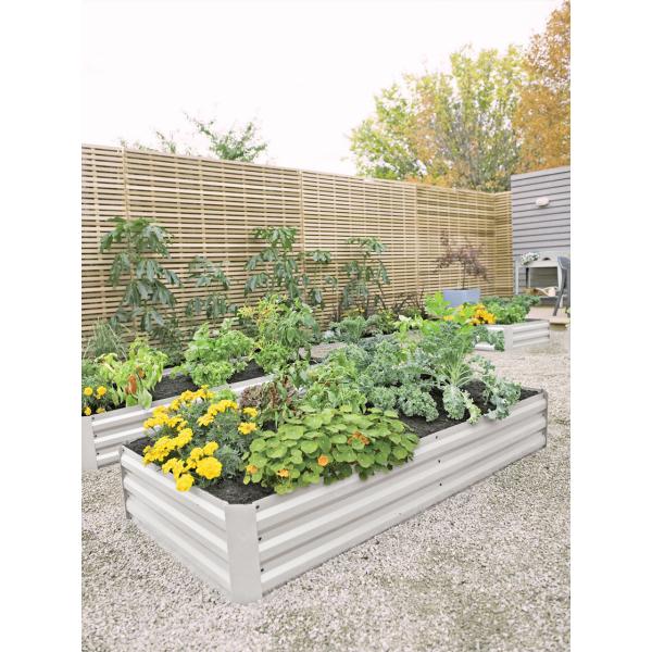 Buy Anti Rusting 100cm Raised Metal Garden Bed For Herbs at wholesale prices