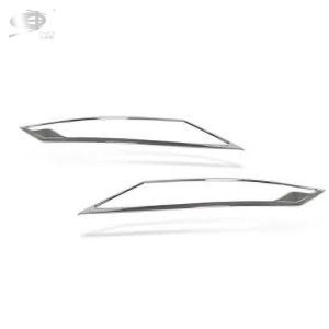 Chrome Head Light Cover Abs For Mitsubishi Triton L200 Matte Black 2019-On