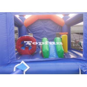 Halloween Inflatable Jumping Castle / Bounce And Slide In Monsters House
