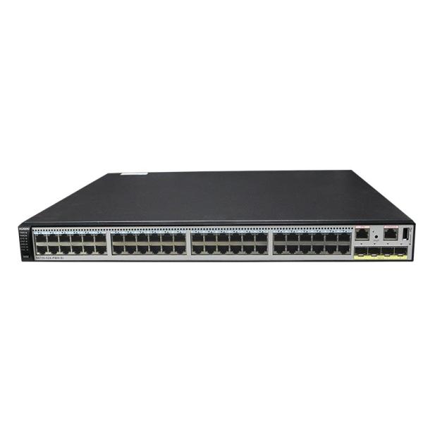 Buy S6720-52X-PWH-SI 48 Ethernet 100M/1G/2.5G/5G/10G ports, 4 x 10 Gig SFP+, PoE++, without power module at wholesale prices