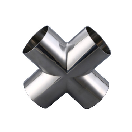Buy Pipe Fittings Steel Casting Parts Stainless Steel Equal Cross at wholesale prices