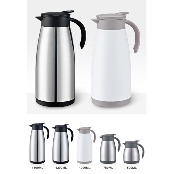 1000ml Amazon hot selling stainless steel thermal coffee carafe turkish arabic dallah stainless steel vacuum thermos coffee pot