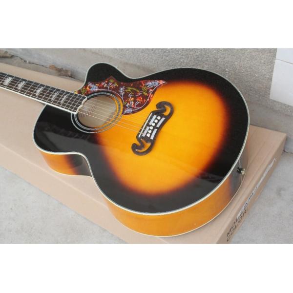 2018 New CUSTOM GB H-Bird acoustic guitar Jumbo G200 body H-Bird electric acoustic guitar