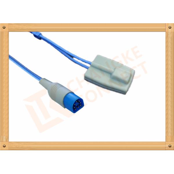 Newtech 8 Pin Reusable SpO2 Finger Clip Heart Rate Sensor Pediatric Silicone