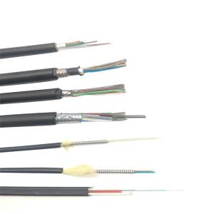 LSZH Anti Rodent Photoelectric Composite Cable SM 24C G652D PE Outdoor ADSS