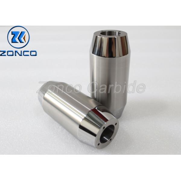 Polished Tungsten Carbide Valve Core Choke Manifold Parts Non Standard