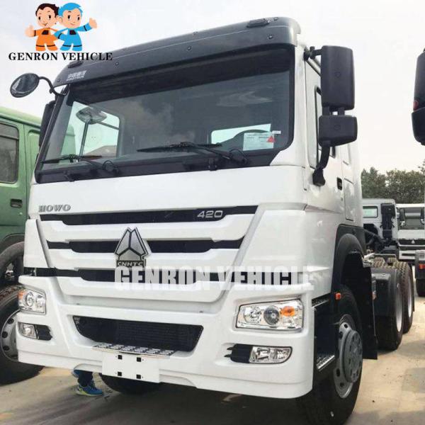 Buy Sinotruk HOWO 6x4 375HP Tractor Head Trucks Diesel Engine at wholesale prices