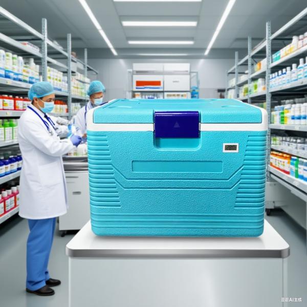 Medical Cooler Box - Front View