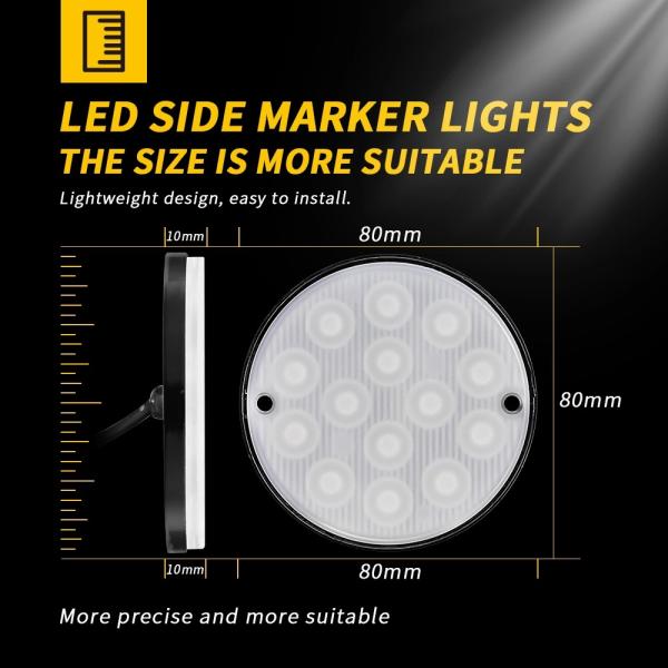 12V 42W 14pcs Warning LED Strobe Lights Flash Truck SUV