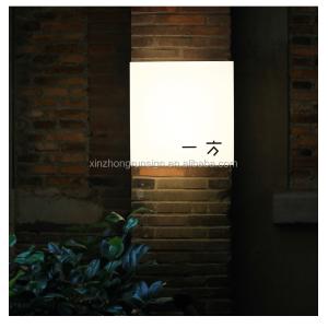 Acrylic Bender Lighting Sign Outdoor Advertising Led Light Box Display Factory