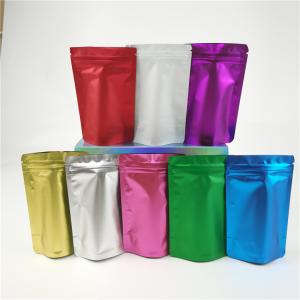 Glossy Shiny Stand Up Pouch Plastic Customized Packaging Coffee Bags