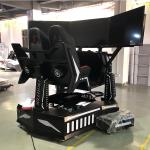Black VR Racing Simulator 3DOF Dynamic Car Driving VR Games