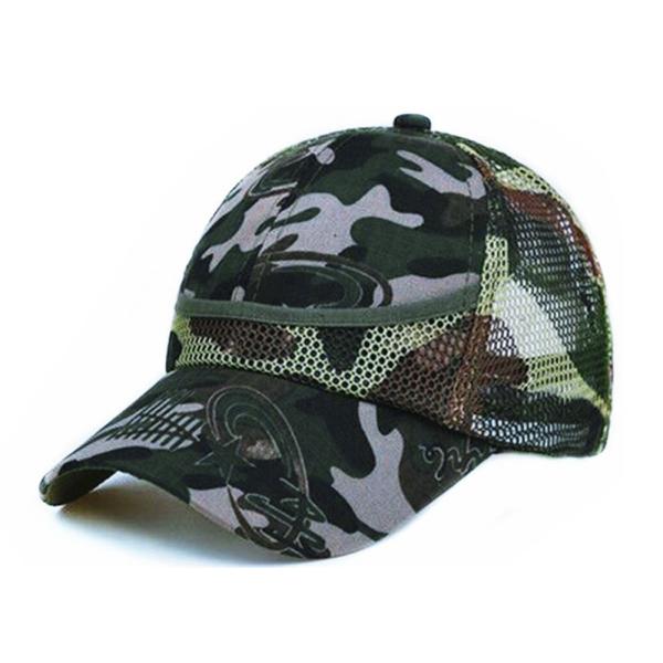 Buy 100% Polyester Mesh Unisex Adjustable Sport Casual Cap at wholesale prices