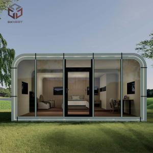 Premium White Prefab Office Pod Apple Capsule Homes Modern Retreat