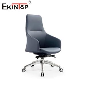Contemporary CEO Leather Chair Adjustable Height For Hospital