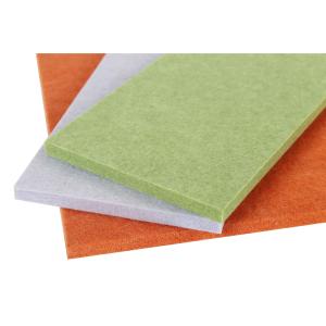 High Density 9/12/24mm Thickness Polyester Sound Absorber Acoustic Panels PET