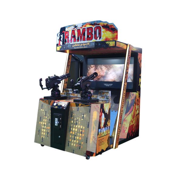 Buy Rambo Shooting Arcade Game Machine /  55" Shooting Arcade Cabinet at wholesale prices