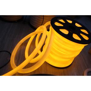 China modern 360 degree round yellow 220v neon flex light 25mm ip67 for outdoor on sale