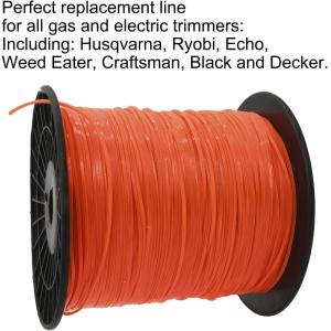 High Tenacity Grass Trimmer Line .080 String Trimmer Edger Line