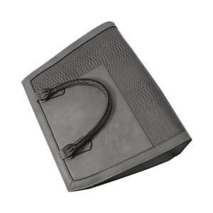 Polyester Lining Womens Leather Bag PU Black Leather Crossbody Bag