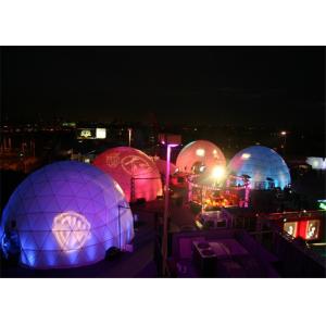 Durable Party Mini Geo Dome Tent With Rainproof Fabric Sidewall