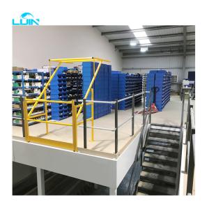 Prefabricated Heavy Duty Metal Mezzanine Shelving System Installing A Mezzanine