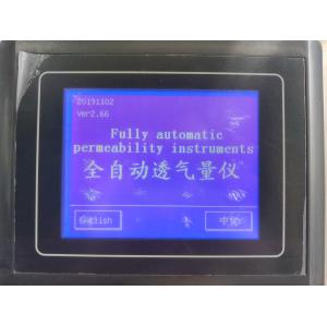 Fully Automatic Fabric Air Permeability Tester ASTM D737 Approved