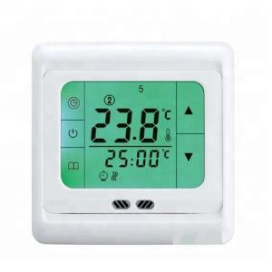 Blue/Green/White Backlight Thermoregulator Touch Screen Thermostat Temperature