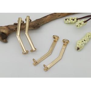 42*10MM Decorative Shoe Zinc Alloy Buckles , Fashion Shoe Buckles For Lady