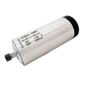 Inverter Drive 1.5KW Air Cooled Spindle Motor Round Type 24000rpm 400HZ for