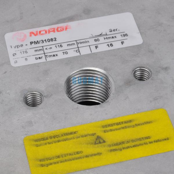 Pm31062 Norgren Air Spring Actuator 6&quot;X2 Aluminum Fire Stone W01r584070 Industrial Air Bags