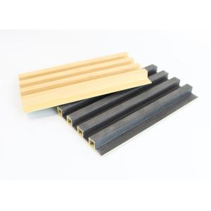 China Fluted Wood Composite Wpc Wall Panel Waterproof For Interior Decoration on sale