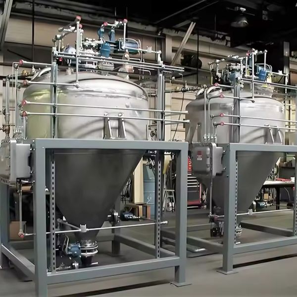 custom Industrial Powder Granule Storage Tank Pump Continuous Lifting Vacuum Pumping Pneumatic Feeder Conveyors Control System