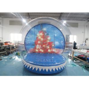 0.8mm Transparent Inflatable Snow Globe Photo Booth