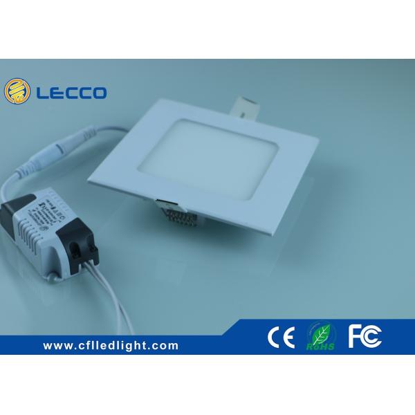 235LM UGR < 19 LED Square Panel Light 80 * 10 MM 3W Imported PMMA 80 LM / W PF >