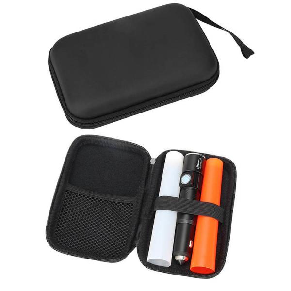 Professional Rechargeable LED Flashlight With Safety Hammer And Car Charger