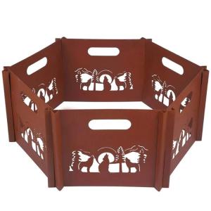 China 25.5 Inches Outdoor Heater Smokeless Camping Bonfire Bowl Round Steel on sale